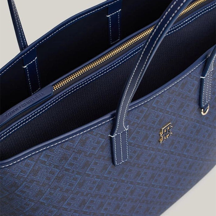 Tommy Hilfiger Monoplay Removable Laptop Pouch - Handbag - Navy - TB75 - Runner