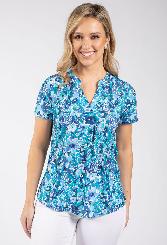 Tropical Blossom Mix Top