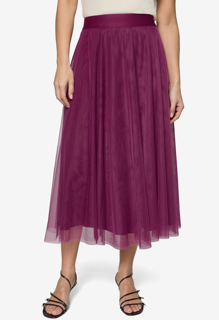 Tulle Midi Skirt
