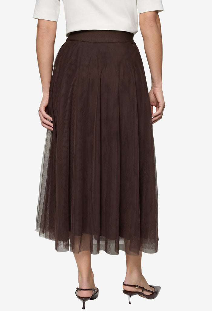 Tulle Midi Skirt