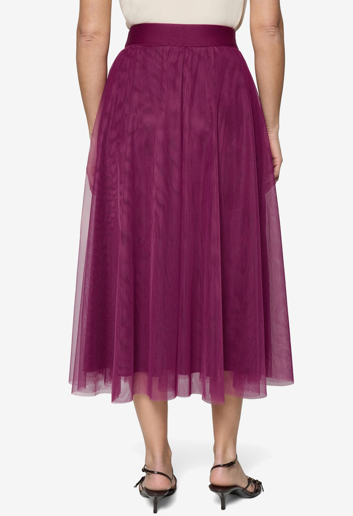 Tulle Midi Skirt