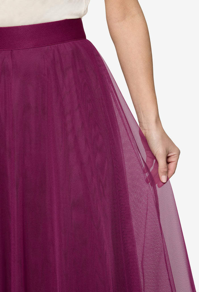 Tulle Midi Skirt