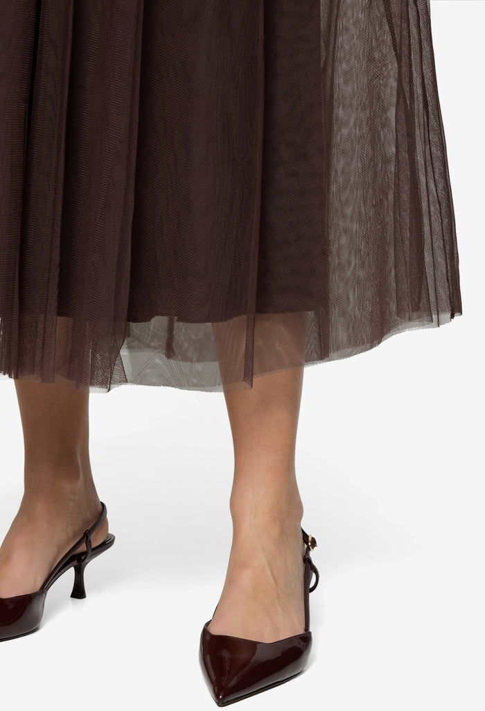 Tulle Midi Skirt