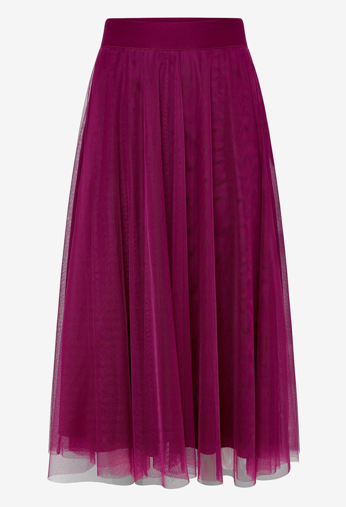 Tulle Midi Skirt