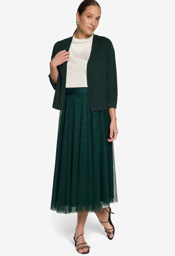 Tulle Midi Skirt