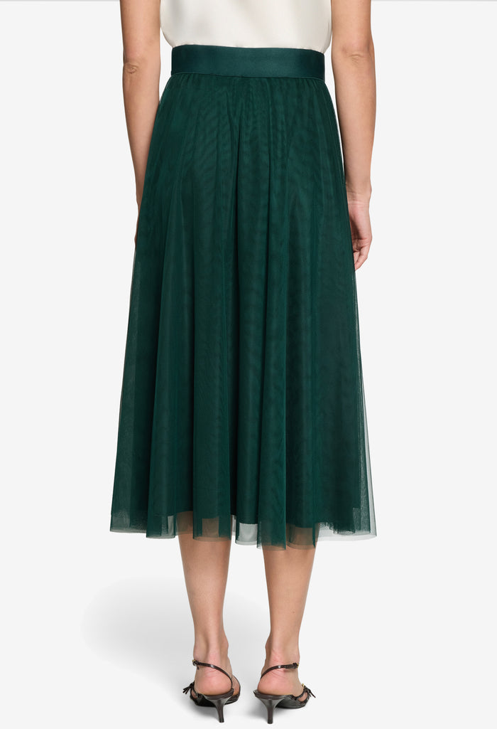 Tulle Midi Skirt