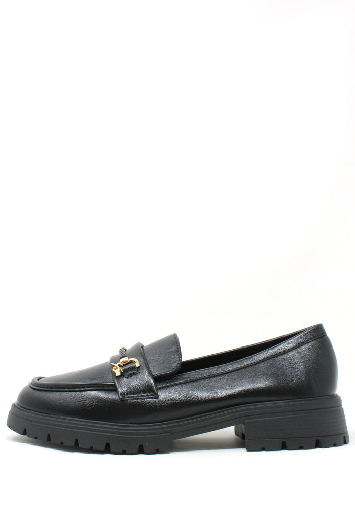 Twisted Look Buckle Loafer