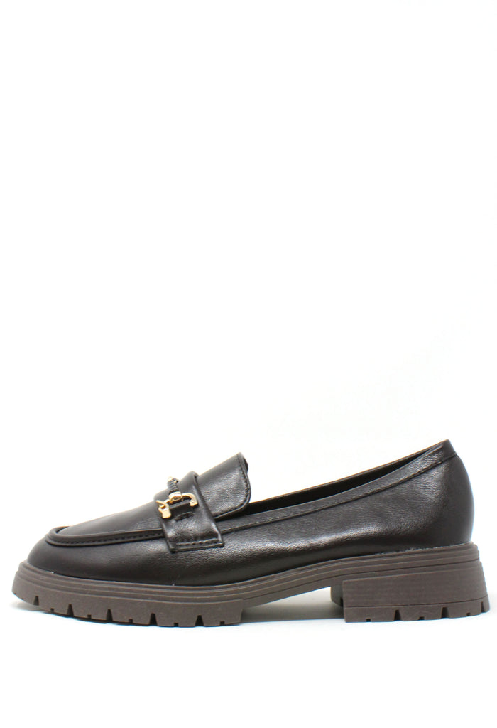 Twisted Look Buckle Loafer