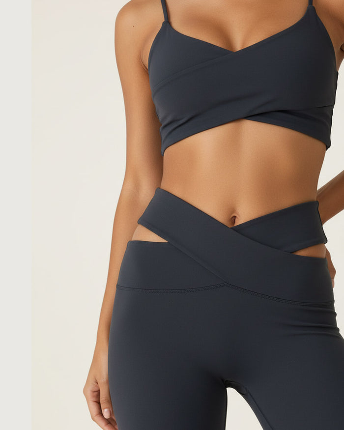 Umbra Crossline Wrap Crop Top