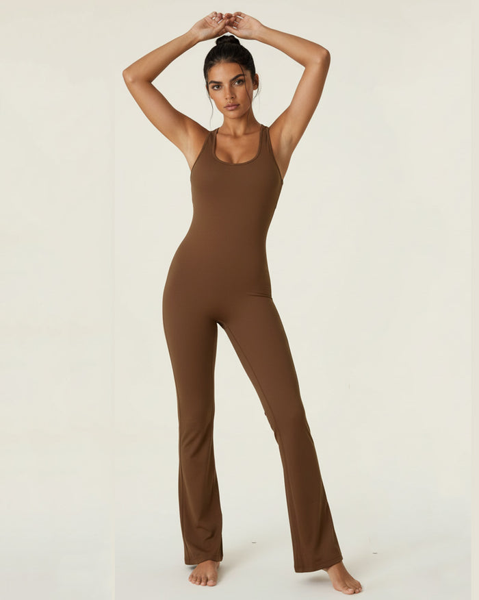 Umbra Gather Flared Jumpsuit