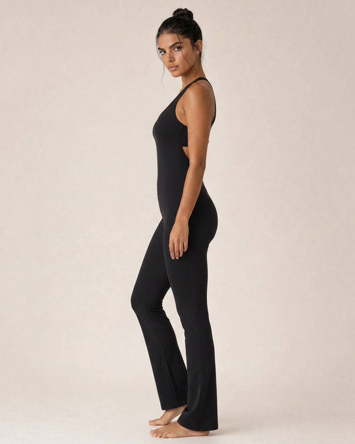 Umbra Gather Flared Jumpsuit