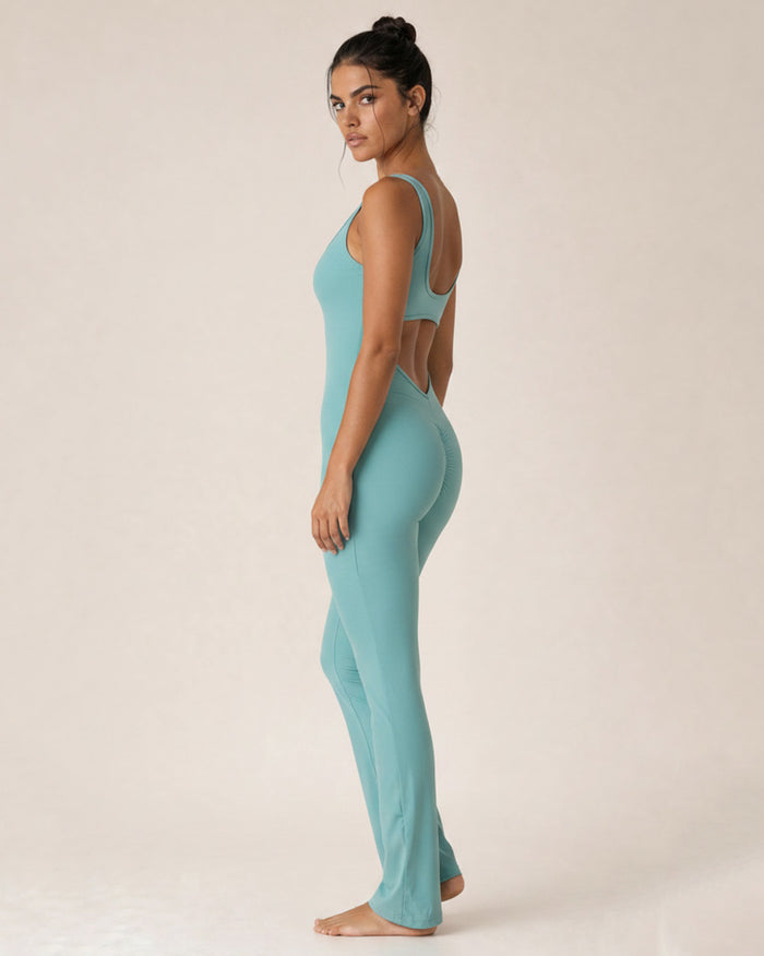 Umbra Gather Flared Jumpsuit