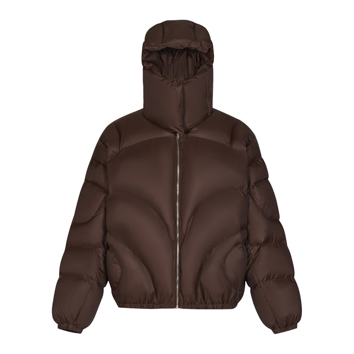 Unisex Detachable Hood Cotton-Padded Jacket – Thick Warm Zip-Up Coat with Loose Fit, Street Style Design & Versatile Winter Outerwear