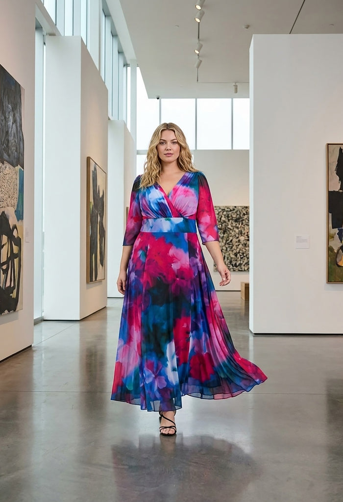 Verity Curve+ Maxi Dress