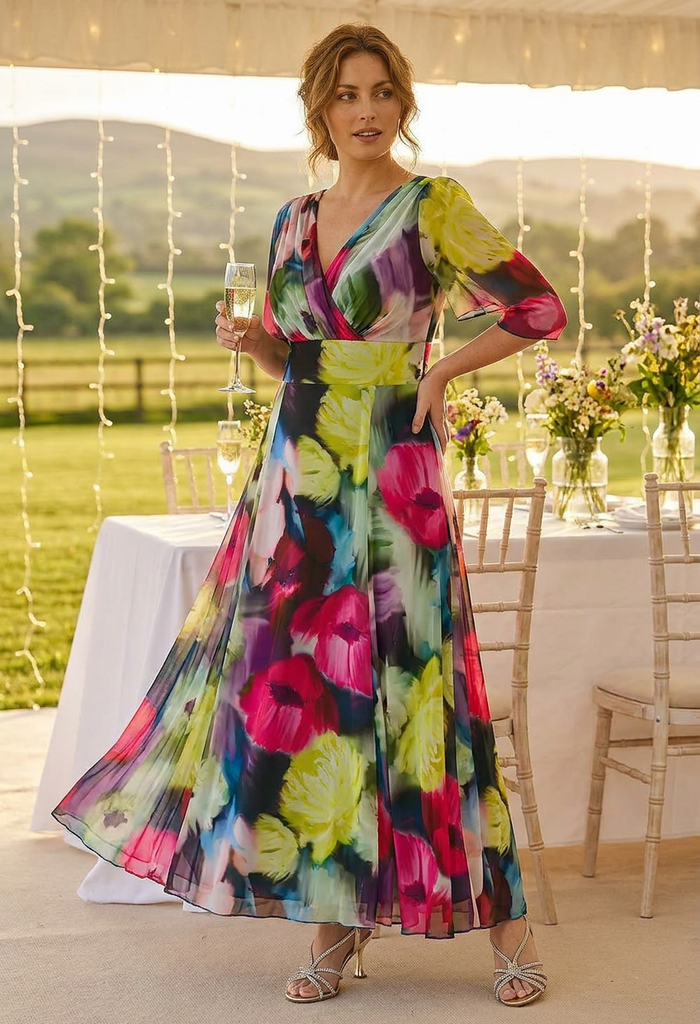 Verity Curve+ Maxi Dress