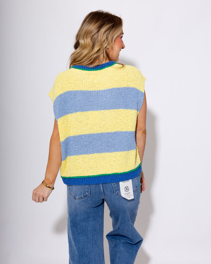 Vibrant Stripe Knit Top