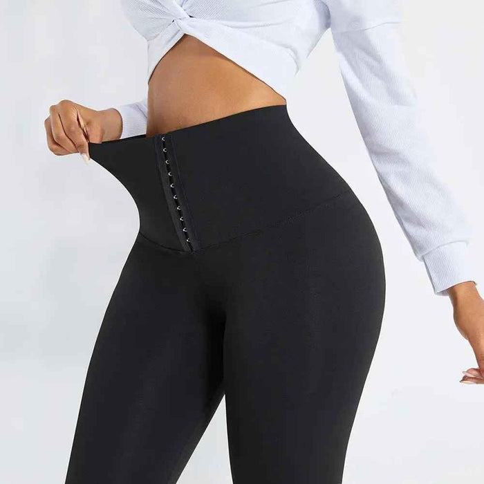 WaistDear Women's High Waist Trainer Leggings - Slimming Corset Shapewear - Allen-Fitness