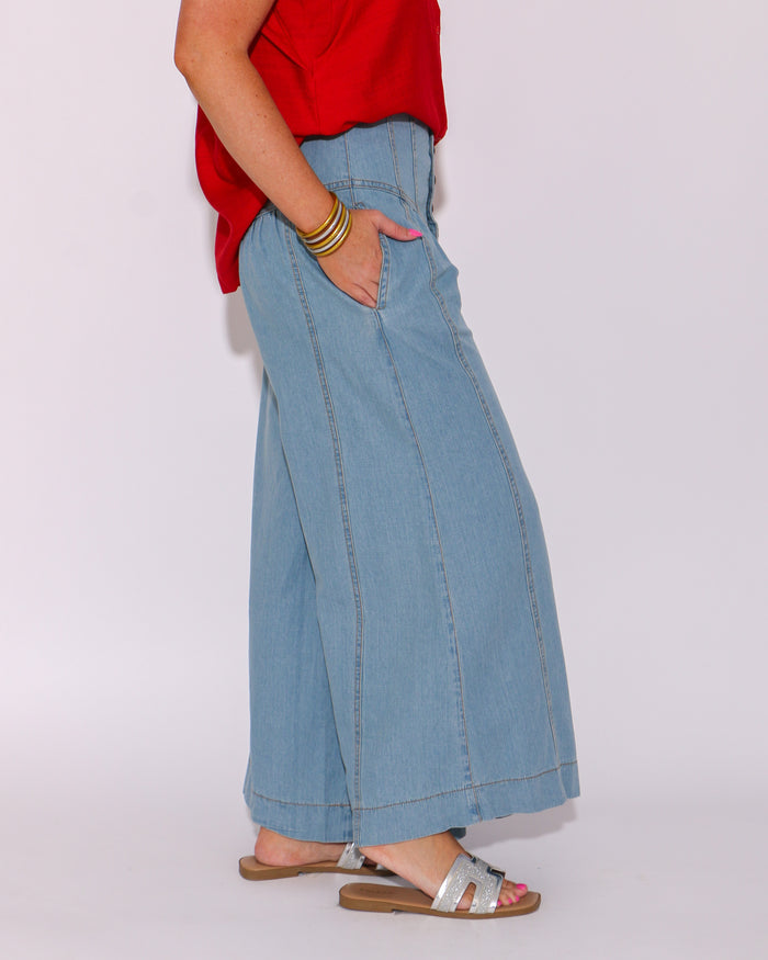 Western Style High Waist Pants