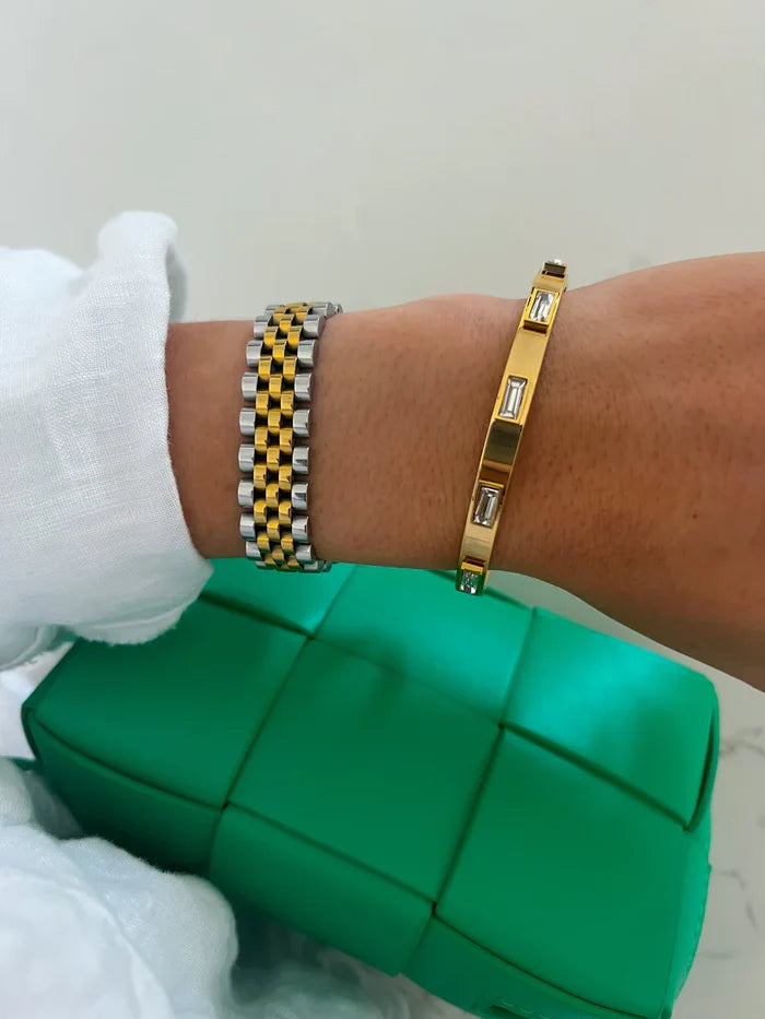 White Diamond Bangle