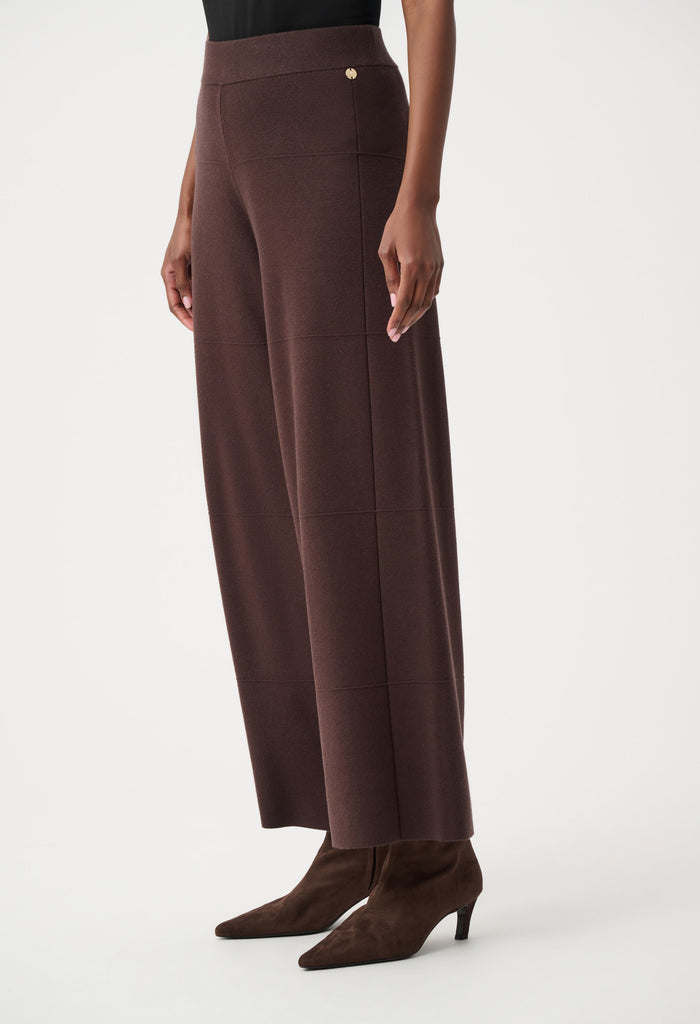 Wide Leg Knit Trousers