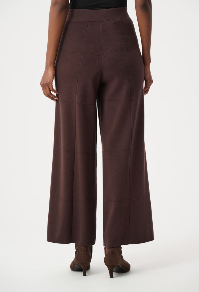 Wide Leg Knit Trousers