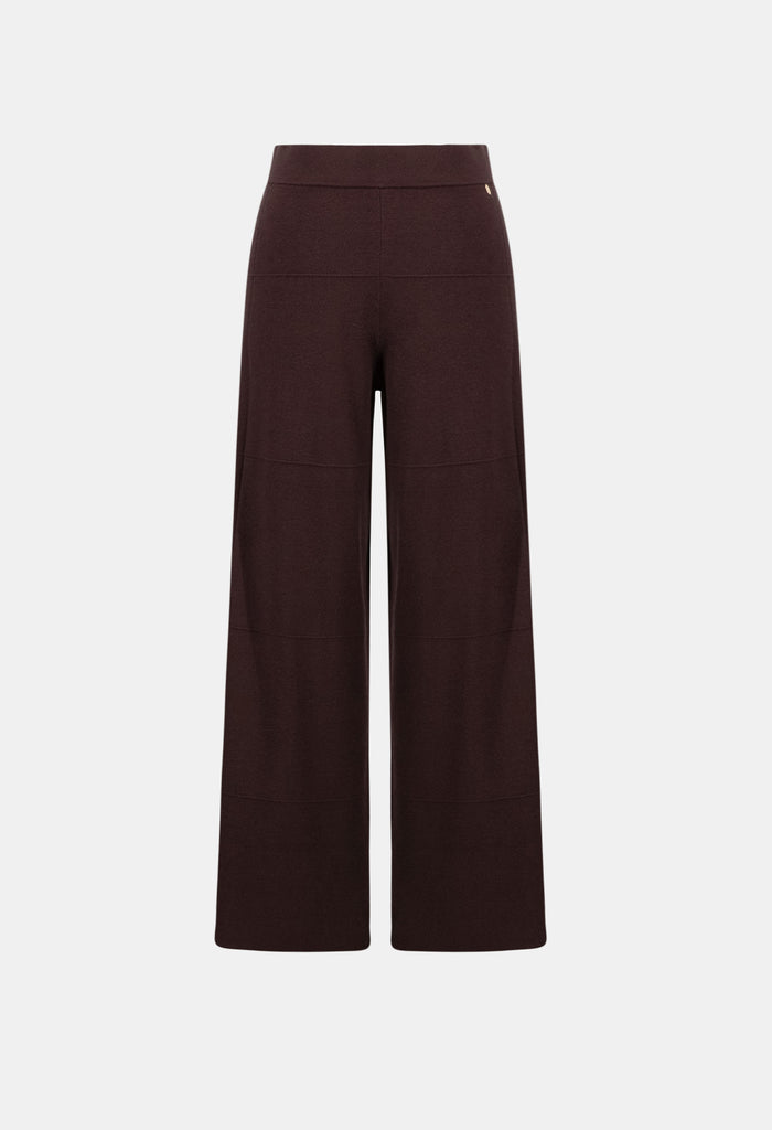 Wide Leg Knit Trousers