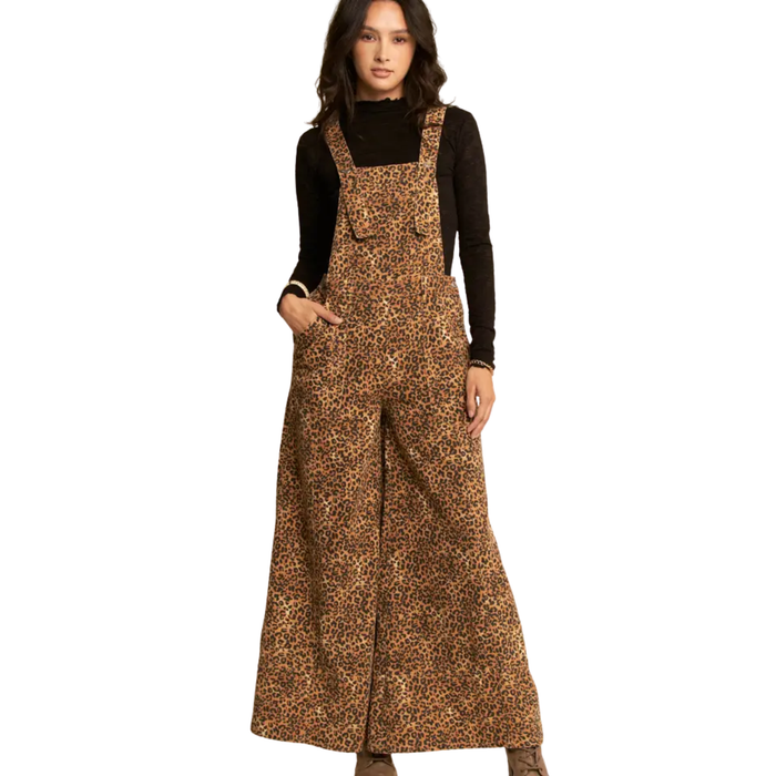 Wild Side Leopard Overalls *PLUS only