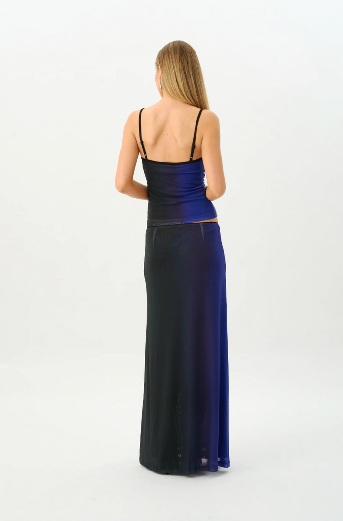 With Harper Lu Camisole Mesh - Cobalt Floral