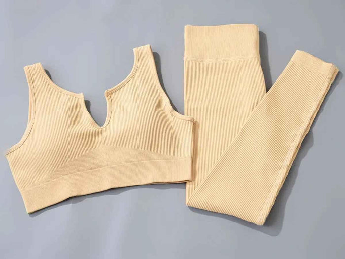 Women workout pant & yoga clothing, and home wear clothes. Activewear seamless yoga gym fitness set
