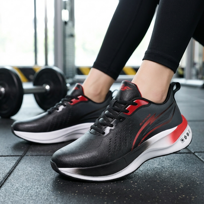 Women's Carbon Plate Running Shoes Lightweight Shock Absorption