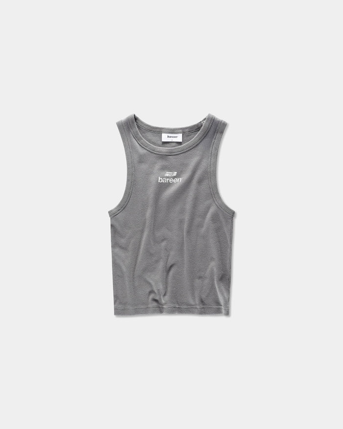 Women's Cropped Tank Top - Vintage Drop 2.0 - Eiffel Tower