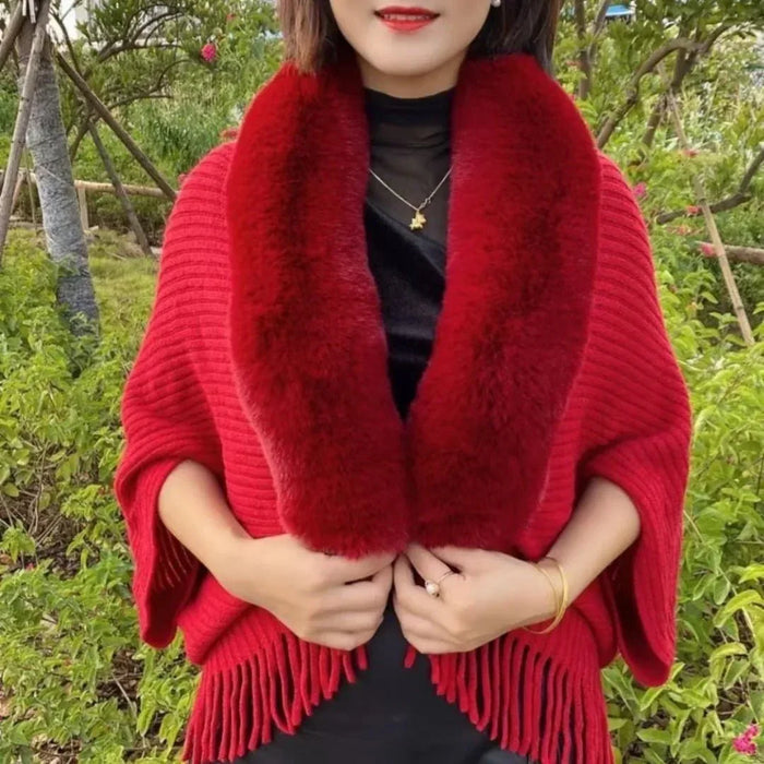 Women's Fashion Coat: Personalized Cashmere Knitted Cardigan with Monochrome Pattern, Warm & Stylish - Allen-Fitness