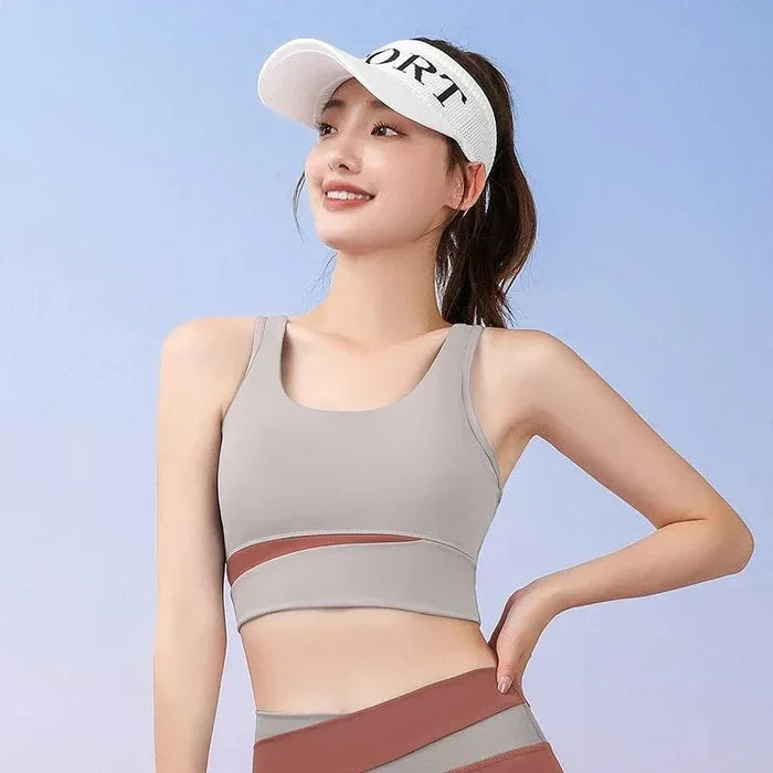 S / Gray Orange Bra