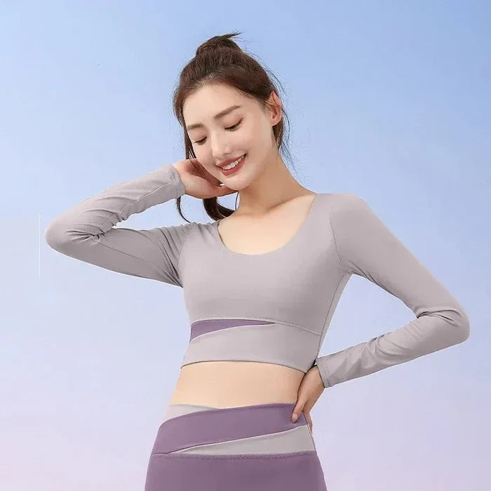 S / Purple Long Top