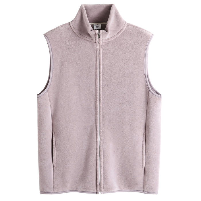 Women's Fleece Vest Zip Up Polar Soft Sleeveless Classic Fit with Pockets