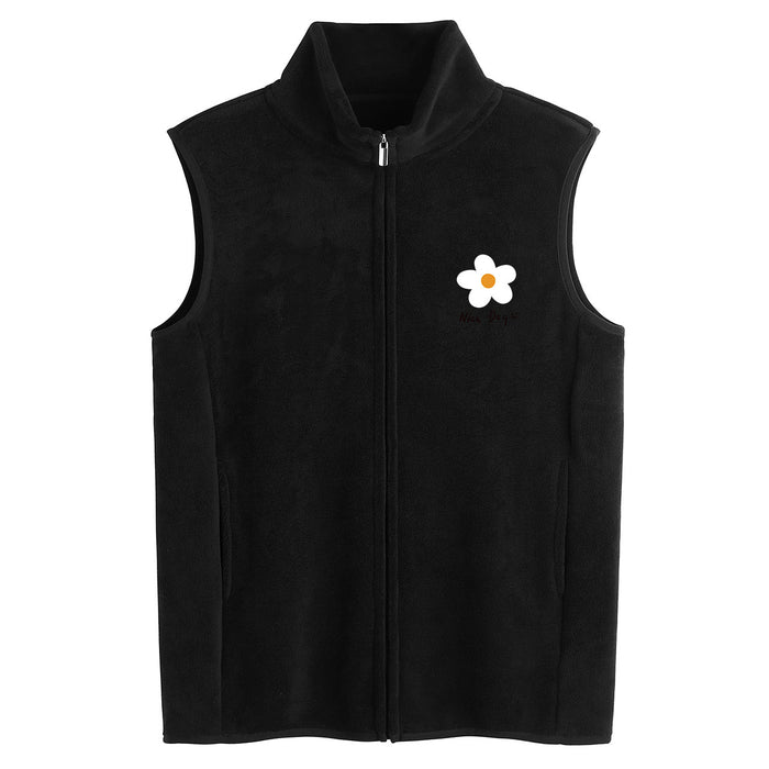Women's Fleece Vest Zip Up Polar Soft Sleeveless Classic Fit with Pockets