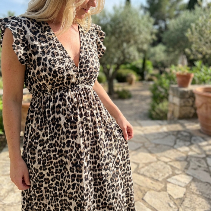 Women's Floral Printed Maxi Dress – Sleeveless V-Neck A-Line Beach Long Dress