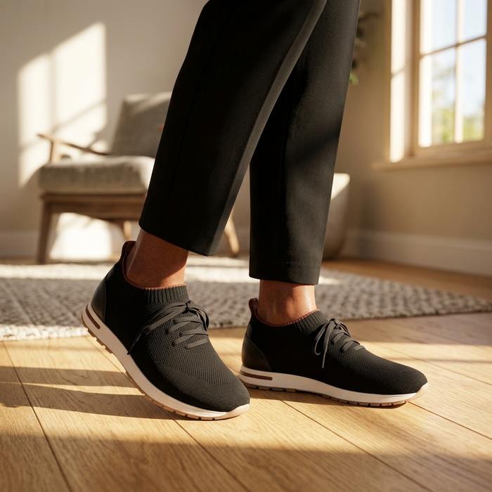 Women's Fly-Knit Slip-On Sneakers – Breathable Mesh Low Top