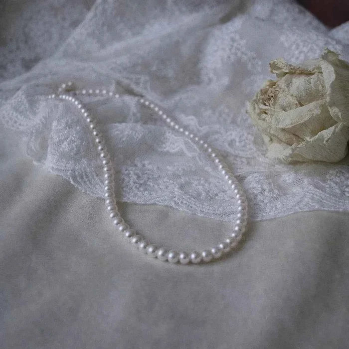 Women's Freshwater Pearl Choker – 14K Gold-Filled Vintage Hepburn Necklace
