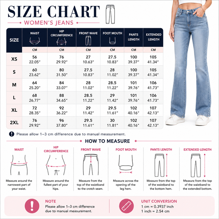 Women's High-Waist Flared Cotton Bell-Bottom Pants