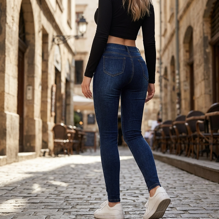 Women's High Waist Stretch Slim Pencil Pants
