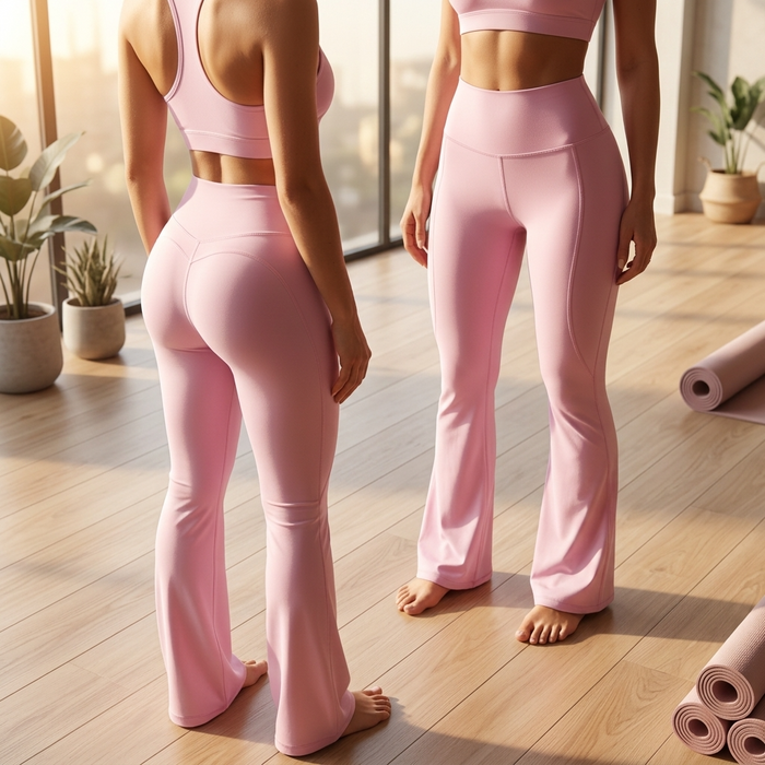 Women's High-Waist Wide Leg Yoga Pants – Bootcut Flare