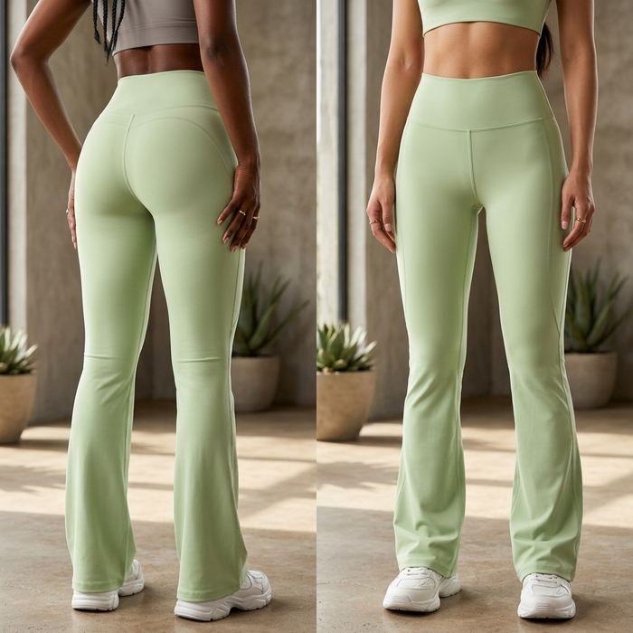 Women's High-Waist Wide Leg Yoga Pants – Bootcut Flare