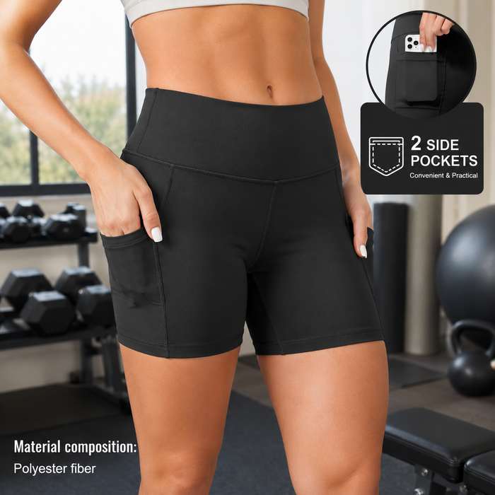 Women's High-Waist Yoga Capri Pants – Breathable Pocket Activewear
