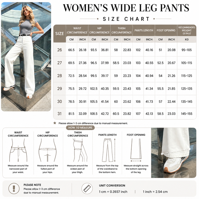 Women's Loose Wide-Leg High-Waist Jeans – Floor-Length Straight Draped Denim Pants