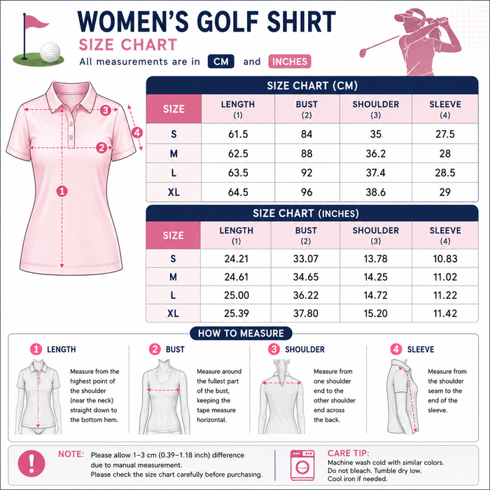 Women's Navy Stripe Performance Golf Tee – UPF 30+ 4-Way Stretch Activewear Top