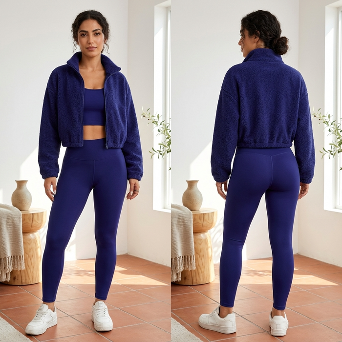 Navy Blue 3pcs / S