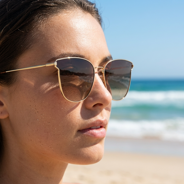 Women's Polarized UV400 Memory Titanium Sunglasses