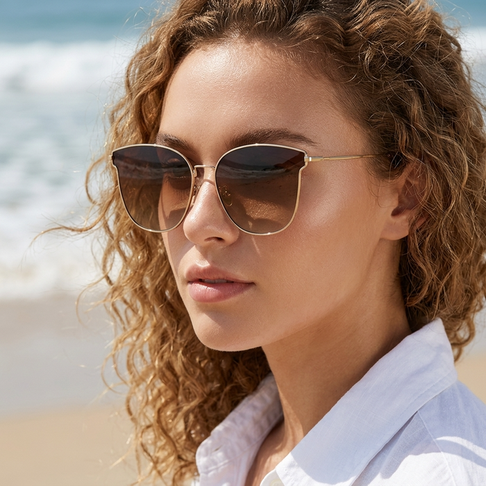 Women's Polarized UV400 Memory Titanium Sunglasses