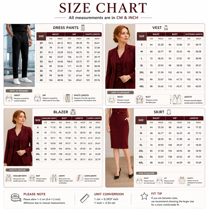 Women's Professional 3-Piece Suit Set – Jacket, Vest & Pants